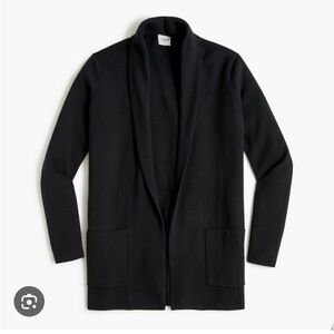 JCrew Cotton Chelsea Sweater Blazer Jacket, PM, NWT shawl collar